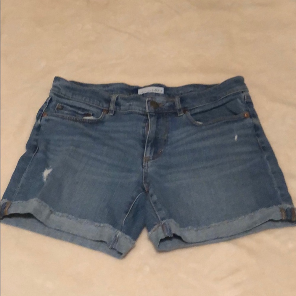 Loft jean shorts